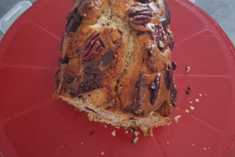 Cliquez pour zoomer ! Cake banane et pépites de chocolat Thermomix par Elo
