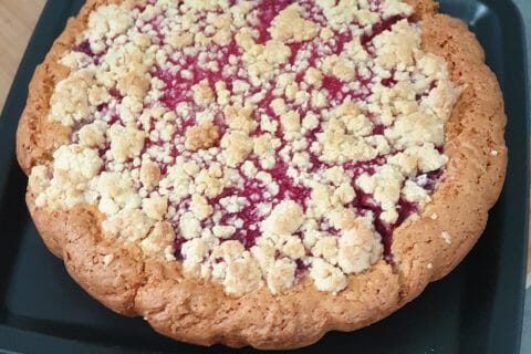 Cliquez pour zoomer ! Gâteau aux myrtilles façon crumble Thermomix par Elo