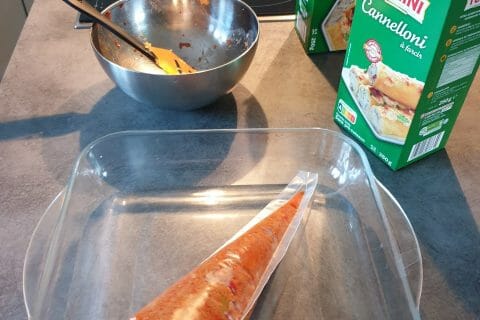 Cliquez pour zoomer ! Cannelloni au thon et à la crème de courgettes Thermomix par Elo