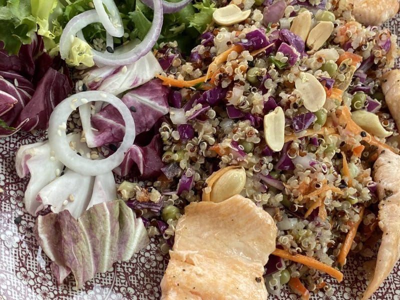 Cliquez pour zoomer ! Salade Thaï de quinoa Thermomix par Espritkarine