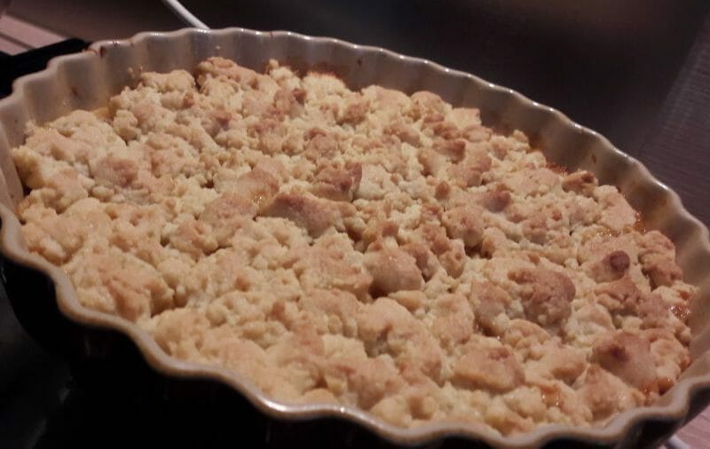 Cliquez pour zoomer ! Crumble aux Pommes Thermomix par Linda1701