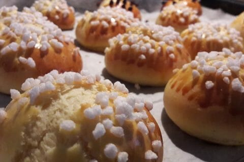 Cliquez pour zoomer ! Brioche tressée à la mie filante au Thermomix