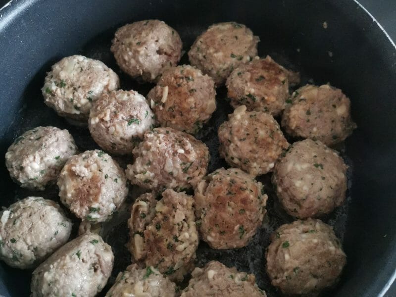 Cliquez pour zoomer ! Boulettes de veau à la tomme Thermomix par marine_702