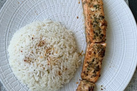 Cliquez pour zoomer ! Saumon au citron et à l’ail Thermomix par Ptite.crevette