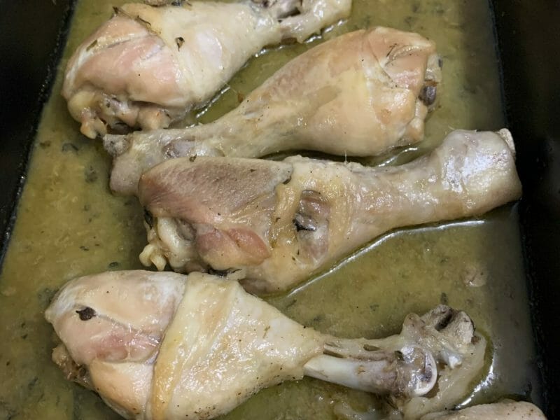 Cliquez pour zoomer ! Pollo al ajillo Thermomix par Ptite.crevette