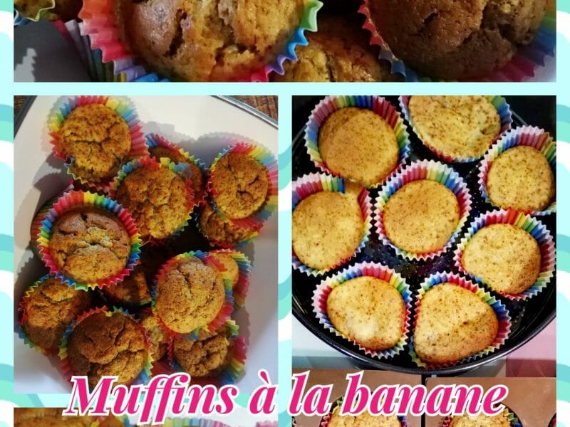 Cliquez pour zoomer ! Muffins à la banane Thermomix par Caro35400