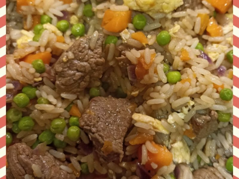 Cliquez pour zoomer ! Riz au bœuf à la chinoise Thermomix par Caro35400