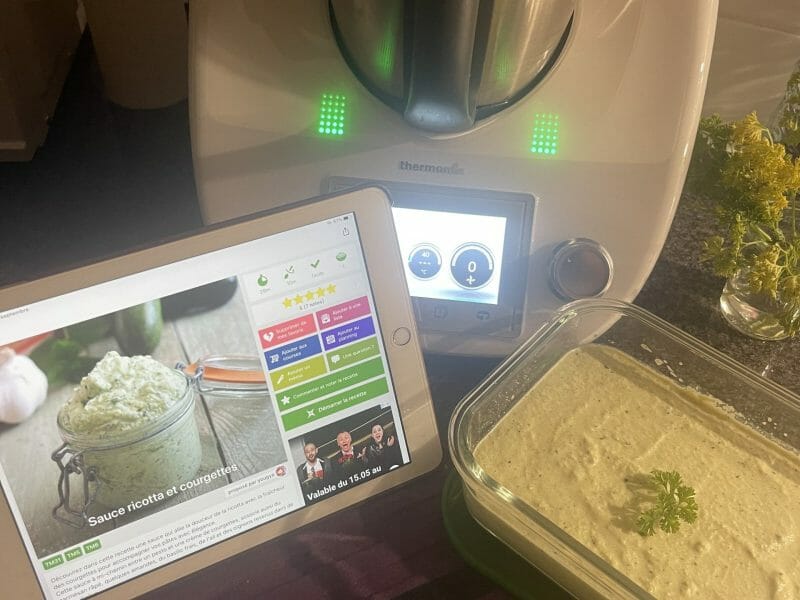 Cliquez pour zoomer ! Sauce ricotta et courgettes Thermomix par rachel1402