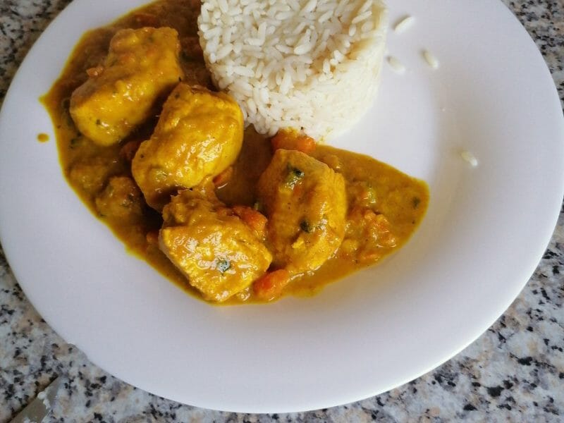 Cliquez pour zoomer ! Poulet coco aux 3 épices Thermomix par myriam_211