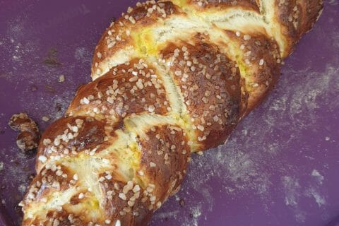 Cliquez pour zoomer ! Brioche tressée à la mie filante Thermomix par Emilie