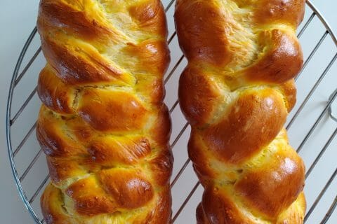 Cliquez pour zoomer ! Brioche tressée à la mie filante Thermomix par feemorgane95