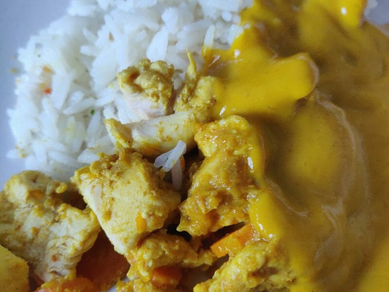 Cliquez pour zoomer ! Poulet coco aux 3 épices Thermomix par feemorgane95