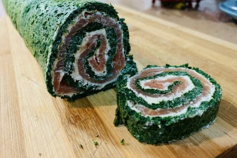 Cliquez pour zoomer ! Roulé aux épinards, saumon et Boursin Thermomix par carlota18