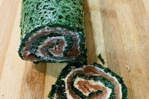 Cliquez pour zoomer ! Roulé aux épinards, saumon et Boursin Thermomix par carlota18