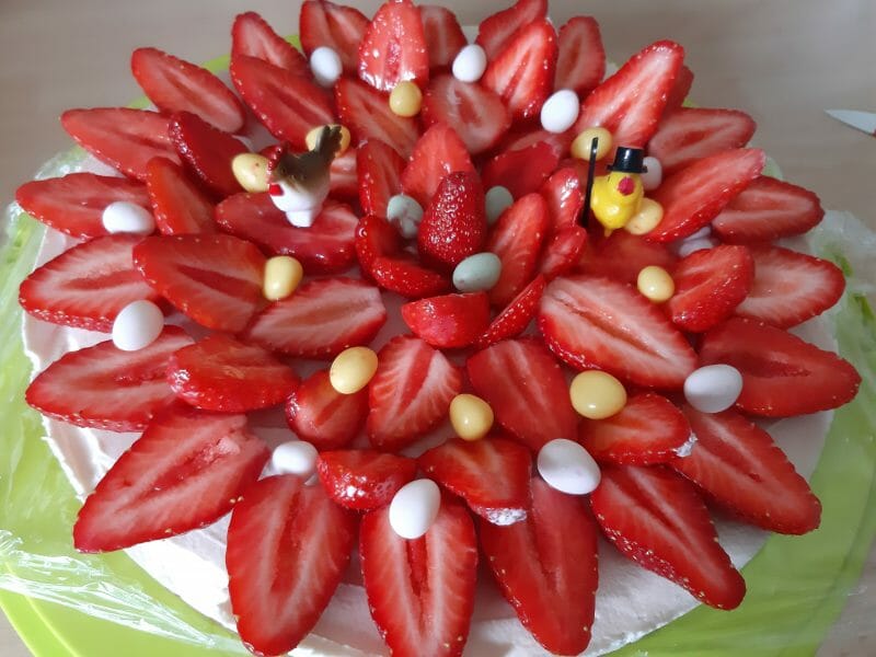 Cliquez pour zoomer ! Tarte aux fraises sans cuisson Thermomix par vedali