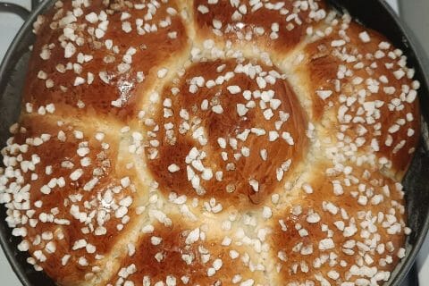 Cliquez pour zoomer ! Brioche tressée à la mie filante Thermomix par mary1338
