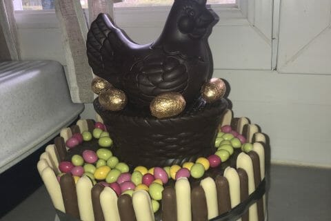 Cliquez pour zoomer ! Gâteau lapin de Pâques Thermomix par melleyd