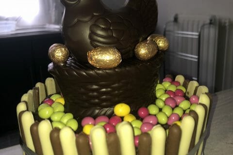 Cliquez pour zoomer ! Gâteau lapin de Pâques Thermomix par melleyd