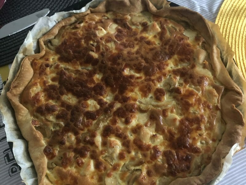 Cliquez pour zoomer ! Tarte au poulet et champignons Thermomix par melleyd