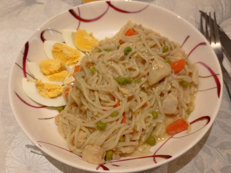 Cliquez pour zoomer ! Khao Soi – Soupe de nouilles au curry Thermomix par Sylvaineroure