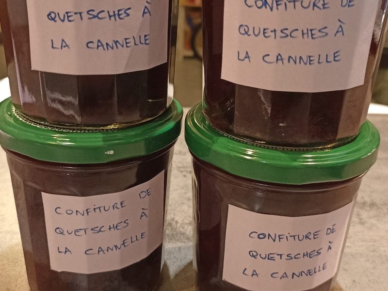 Cliquez pour zoomer ! Confiture de quetsches à la cannelle Thermomix par Sylvaineroure