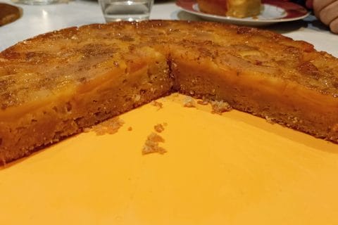 Cliquez pour zoomer ! Gâteau renversé aux pommes caramélisées Thermomix par Sylvaineroure