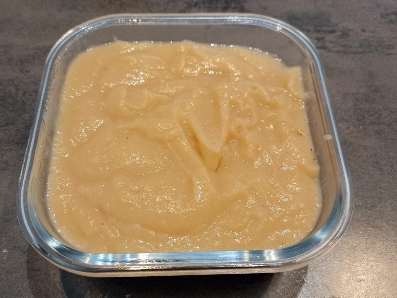 Cliquez pour zoomer ! Compote de pommes, bananes et miel Thermomix par Sylvaineroure