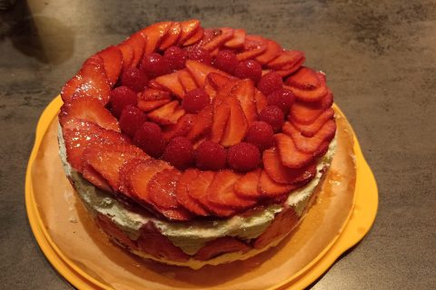 Cliquez pour zoomer ! Fraisier Thermomix par Sylvaineroure
