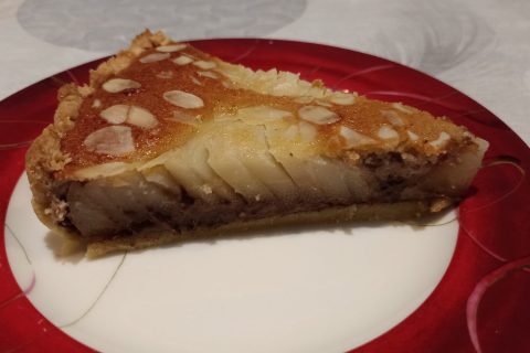 Cliquez pour zoomer ! Tarte aux poires sur lit de chocolat Thermomix par Sylvaineroure
