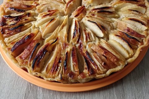 Cliquez pour zoomer ! Tarte aux pommes alsacienne Thermomix par Sylvaineroure