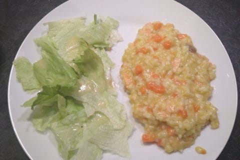 Cliquez pour zoomer ! Risotto carottes et saumon fumé Thermomix par pal49