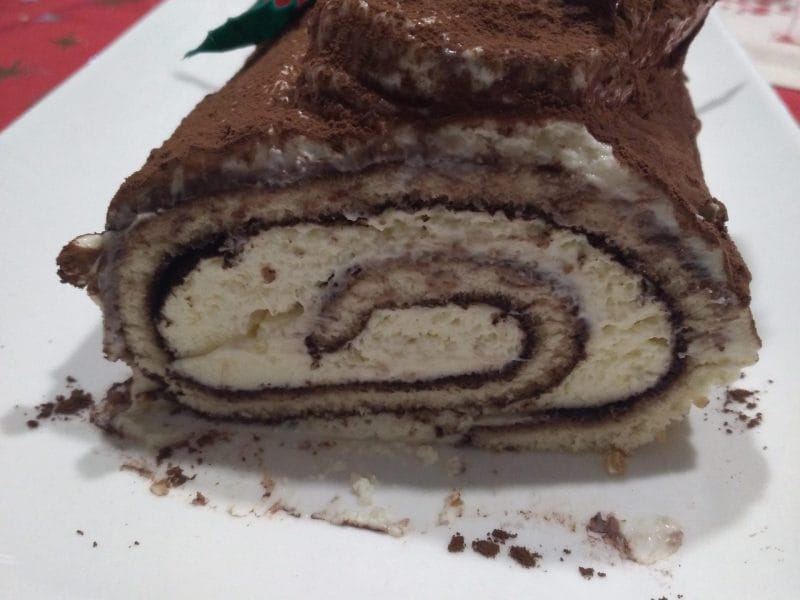 Cliquez pour zoomer ! Bûche Tiramisu Thermomix par pal49