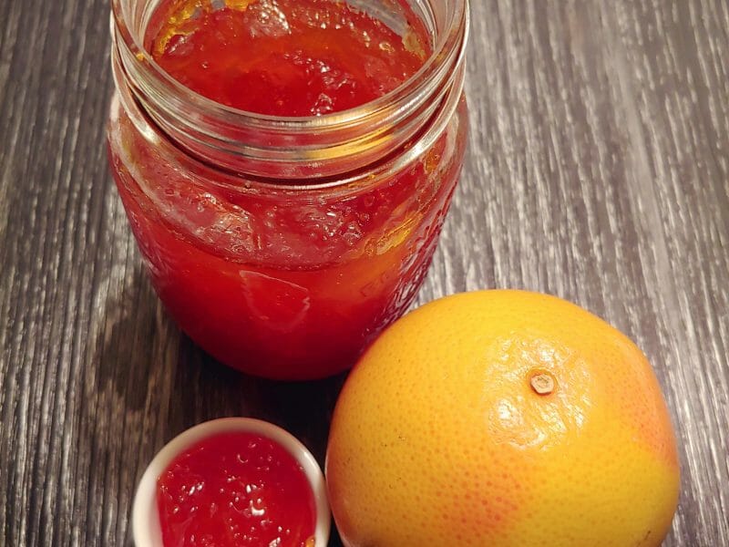 Cliquez pour zoomer ! Marmelade de pamplemousses roses Thermomix par BlackWeDo