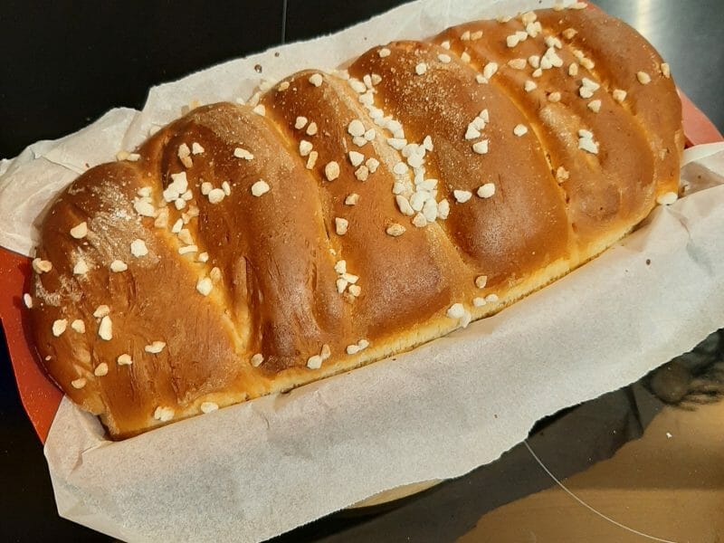 Cliquez pour zoomer ! Brioche sans beurre, sans oeufs Thermomix par elodiewn