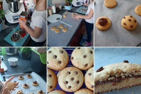 Cliquez pour zoomer ! Cookies fourrés au nutella Thermomix par elodiewn