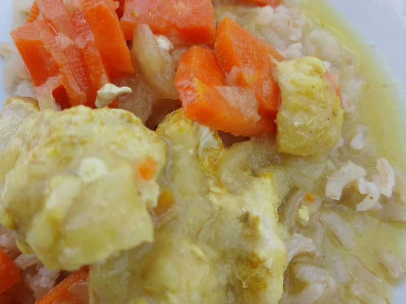 Cliquez pour zoomer ! Blancs de poulet sauce moutarde et curry Thermomix par larigoussienne