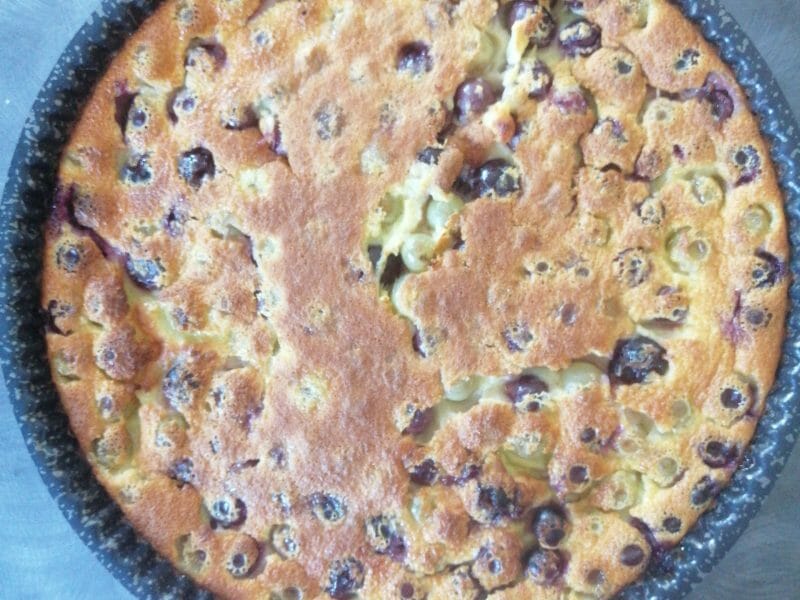 Cliquez pour zoomer ! Clafoutis aux raisins frais Thermomix par larigoussienne