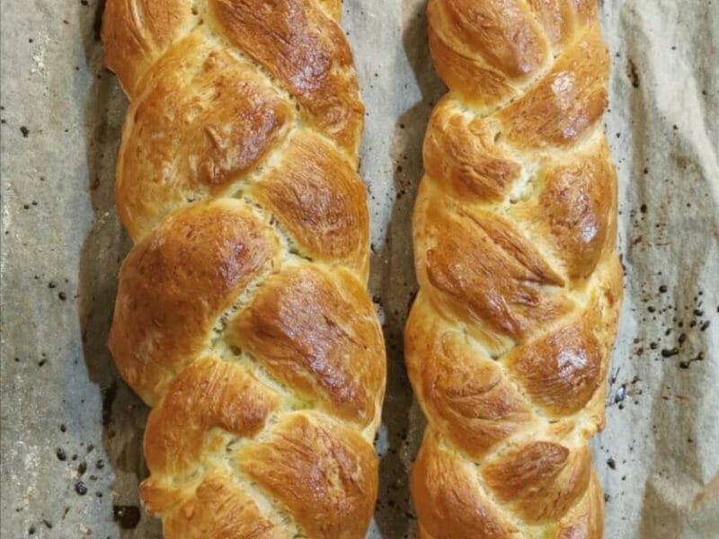Cliquez pour zoomer ! Brioche tressée à la mie filante Thermomix par tristan75