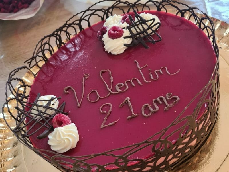 Cliquez pour zoomer ! Bavarois aux framboises Thermomix par angiie_59