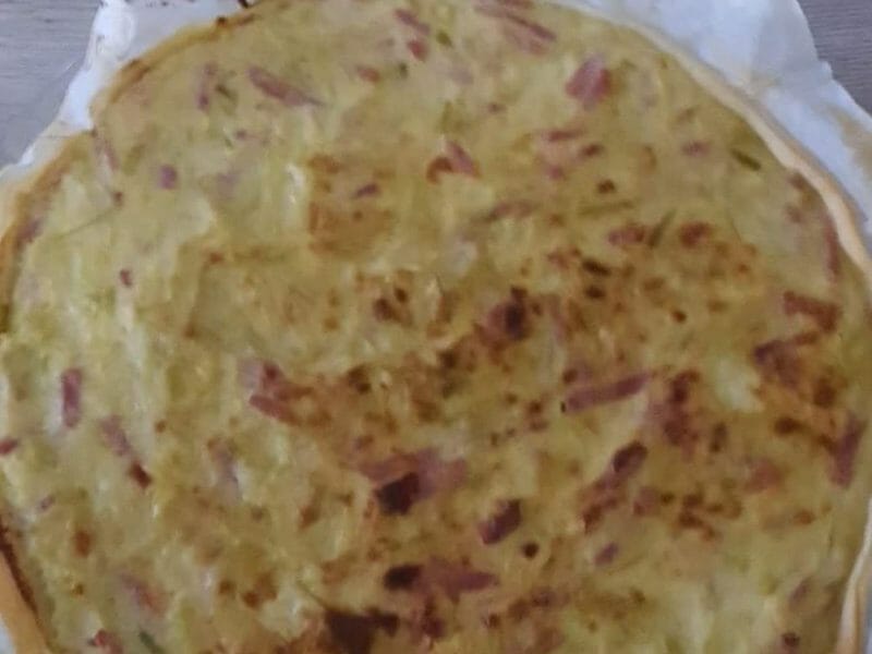 Cliquez pour zoomer ! Tarte aux poireaux Thermomix par aman_15