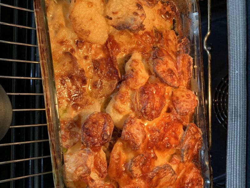 Cliquez pour zoomer ! Gratin dauphinois au confit de canard Thermomix par chachou6290