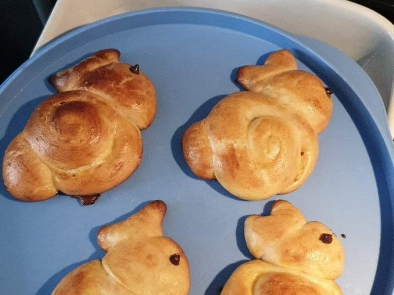 Cliquez pour zoomer ! Brioches lapin de Pâques Thermomix par audrey_849