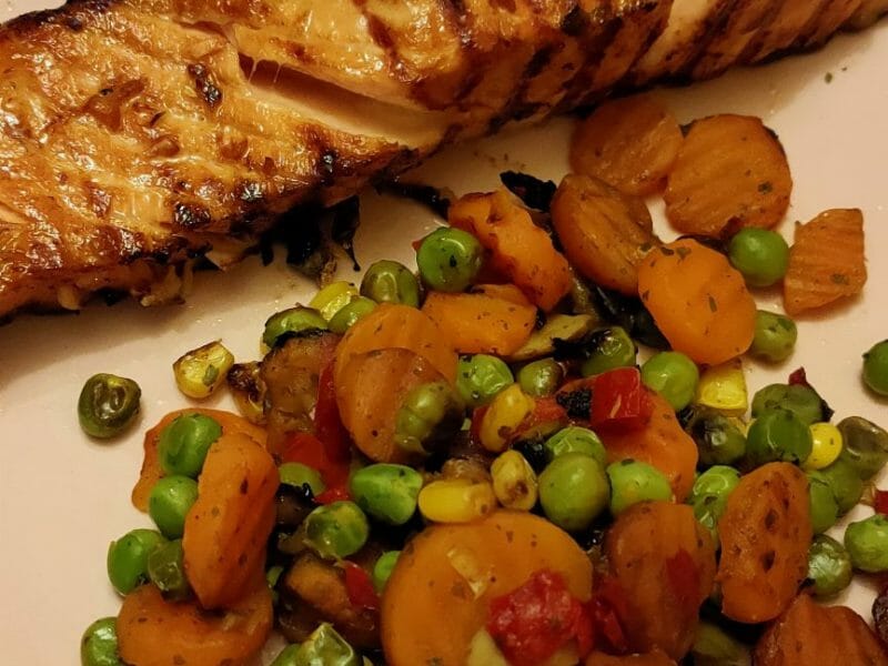 Cliquez pour zoomer ! Saumon au citron et à l’ail Thermomix par anthony-t1972