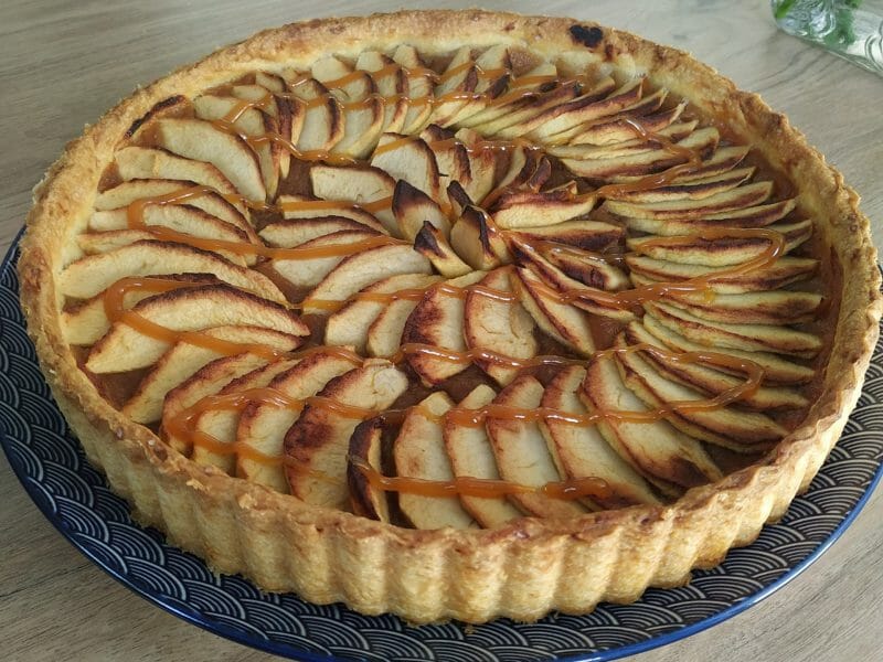 Cliquez pour zoomer ! Tarte pom’pote et caramel beurre salé Thermomix par ninie_22100