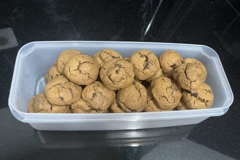 Cliquez pour zoomer ! Cookies beurre de cacahuète et pépites de chocolat Thermomix par hayat_22