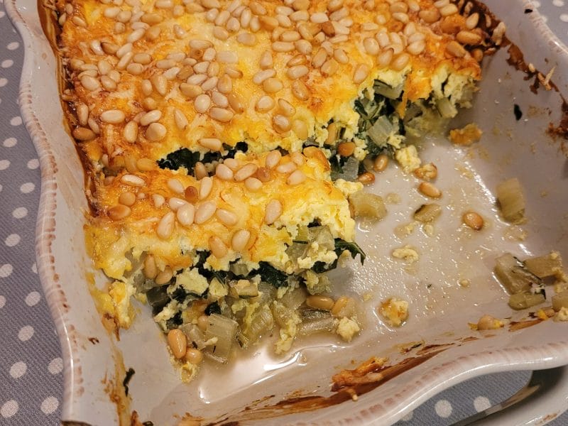 Cliquez pour zoomer ! Gratin de blettes à la ricotta Thermomix par Leeloo50432