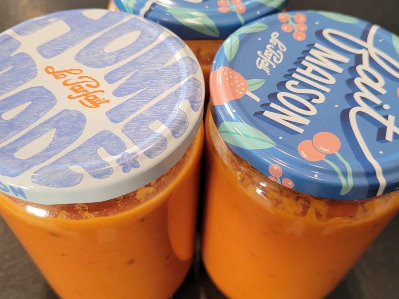 Cliquez pour zoomer ! Sauce tomate aux carottes et au basilic Thermomix par Leeloo50432