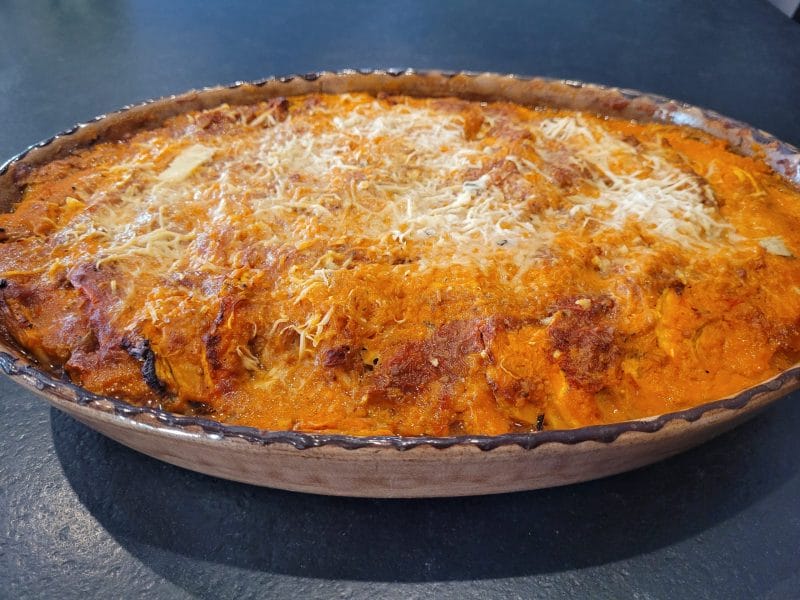 Cliquez pour zoomer ! Tian de légumes et mozzarella Thermomix par Leeloo50432