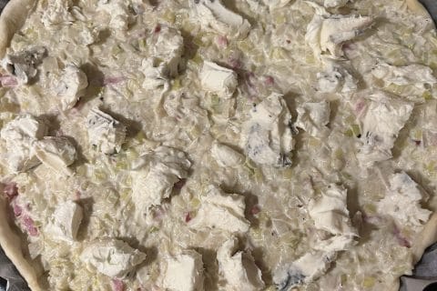 Cliquez pour zoomer ! Flamiche aux poireaux et gorgonzola Thermomix par sophie44