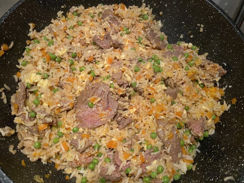 Cliquez pour zoomer ! Riz au boeuf à la chinoise Thermomix par sophie44